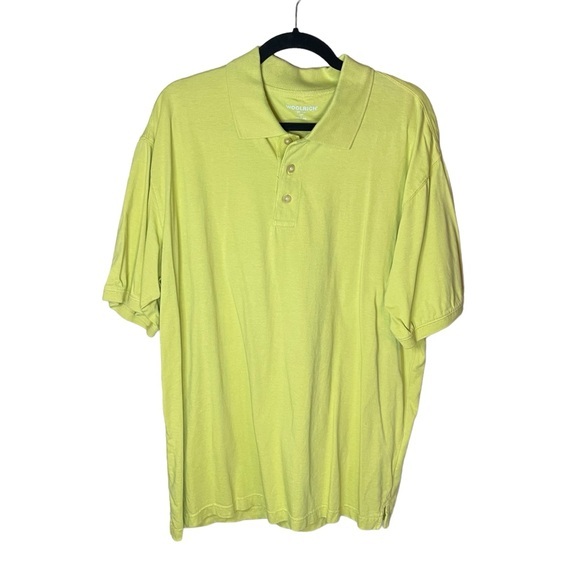 3 Woolrich Short Sleeve Polo’s 100% Cotton‎ Size Large Sunglow Beet Apple 8823 - Picture 6 of 8